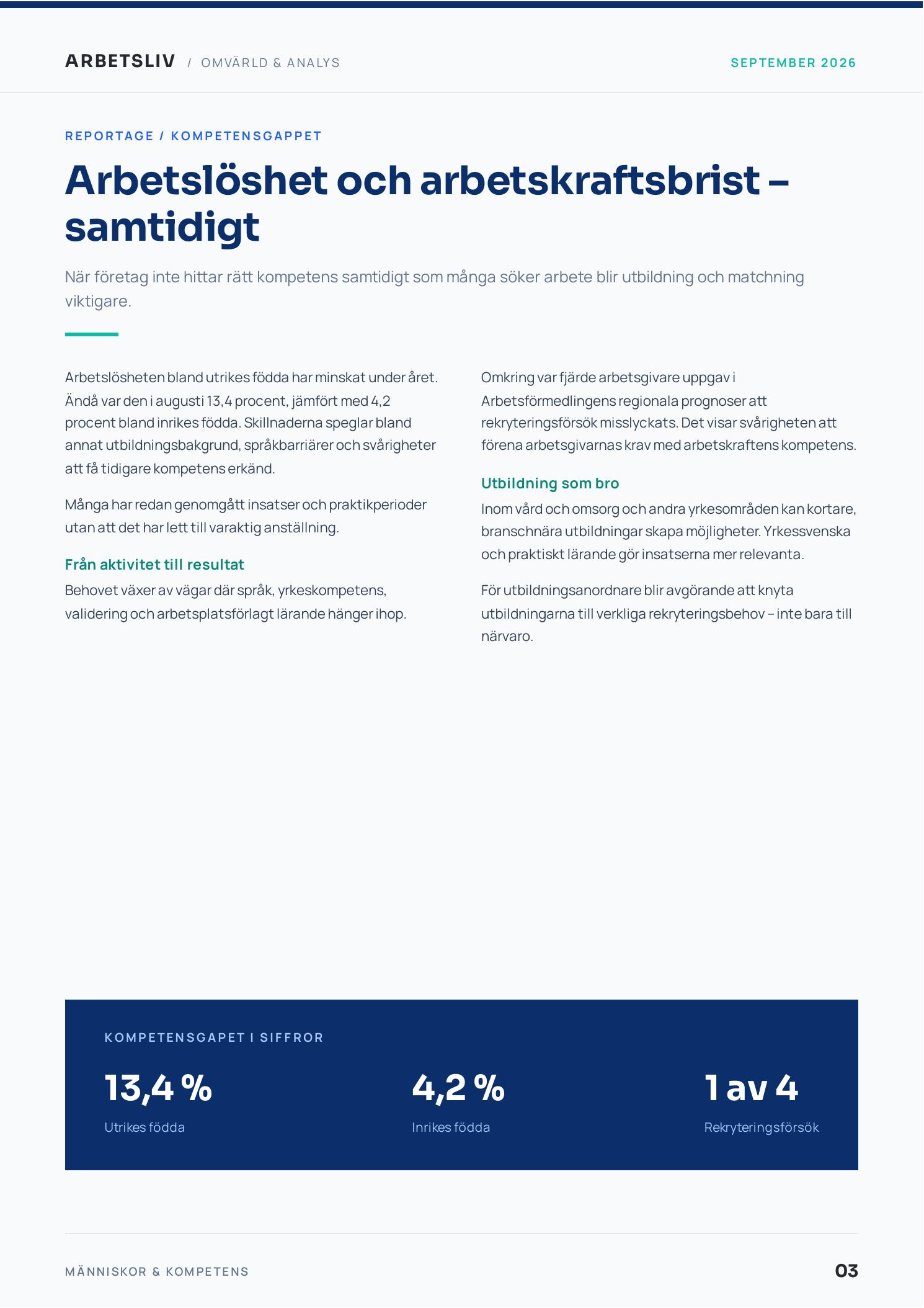 Arbetsliv September 2026, sida 3
